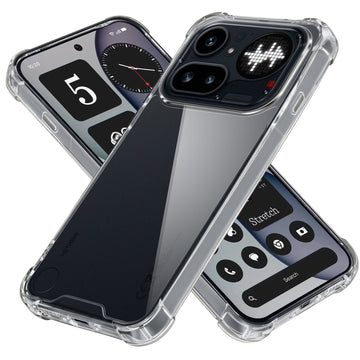 Shockproof Hybrid Transparent Phone Case For Nothing Phone 4A Pro 5G with Hard Back and Soft Bumper for Maximum Protection
