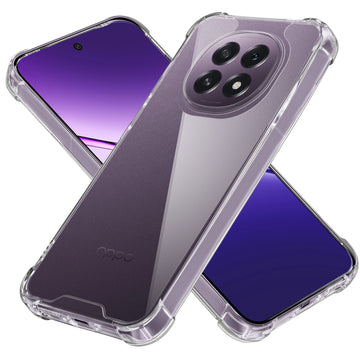 Transparent Shockproof Phone Back Cover Case With Raised Edges For Oppo F29 5G
