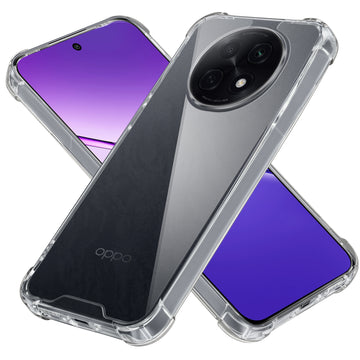 Transparent Shockproof Phone Back Cover Case With Raised Edges For Oppo F29 Pro 5G