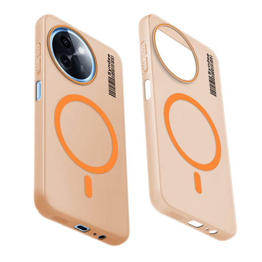 Colourful Frosted Matte With Raised Camera Protection Back Cover Case For Vivo Y200i 5G