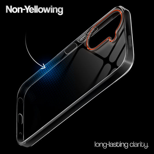 Crystal Clear Anti-Yellow Transparent Back Cover Case With Camera Ring Protection for Redmi A5 4G