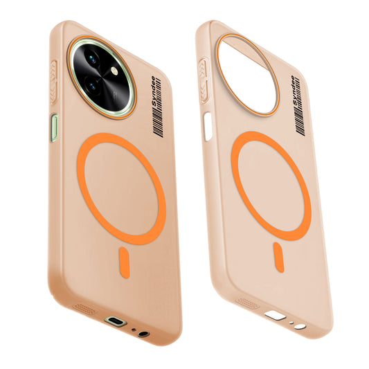 Colourful Frosted Matte With Raised Camera Protection Back Cover Case For Vivo T3x 5G