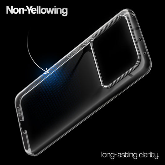 Crystal Clear Anti-Yellow Transparent Back Cover Case With Camera Ring Protection for Realme P4 Pro 5G