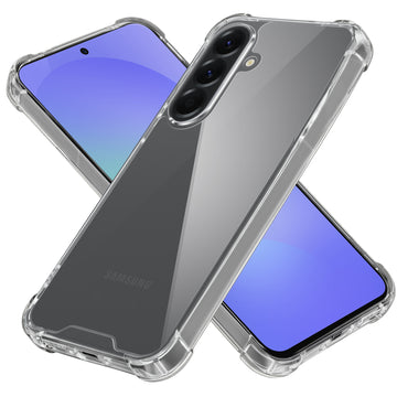 Transparent Shockproof Phone Back Cover Case With Raised Edges For Samsung A36 5G