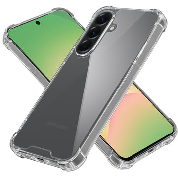 Transparent Shockproof Phone Back Cover Case With Raised Edges For Samsung A56 5G