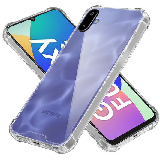Transparent Shockproof Phone Back Cover Case With Raised Edges For Samsung F06 5G