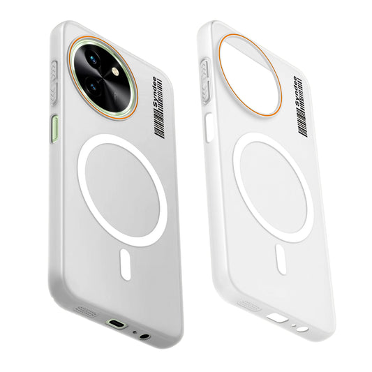 Colourful Frosted Matte With Raised Camera Protection Back Cover Case For Vivo T3x 5G