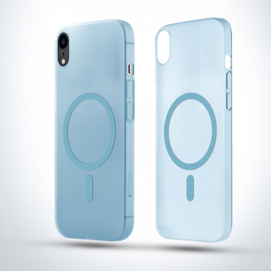 Sleek Frosted Matte Hard Back Cover With MagSafe Compatible Back Case for Apple iPhone XR