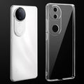 Transparent anti-yellow hard back case fitted on Vivo T4R 5G showing full back coverage and camera protection