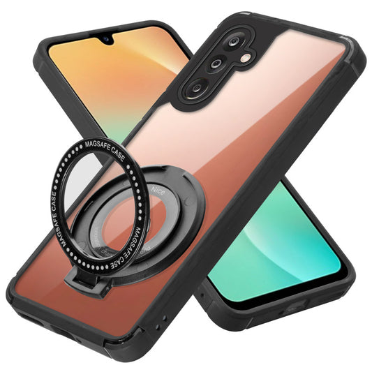 Silicone Grip Clear Case Ring Holder Kickstand For Samsung F36 5G