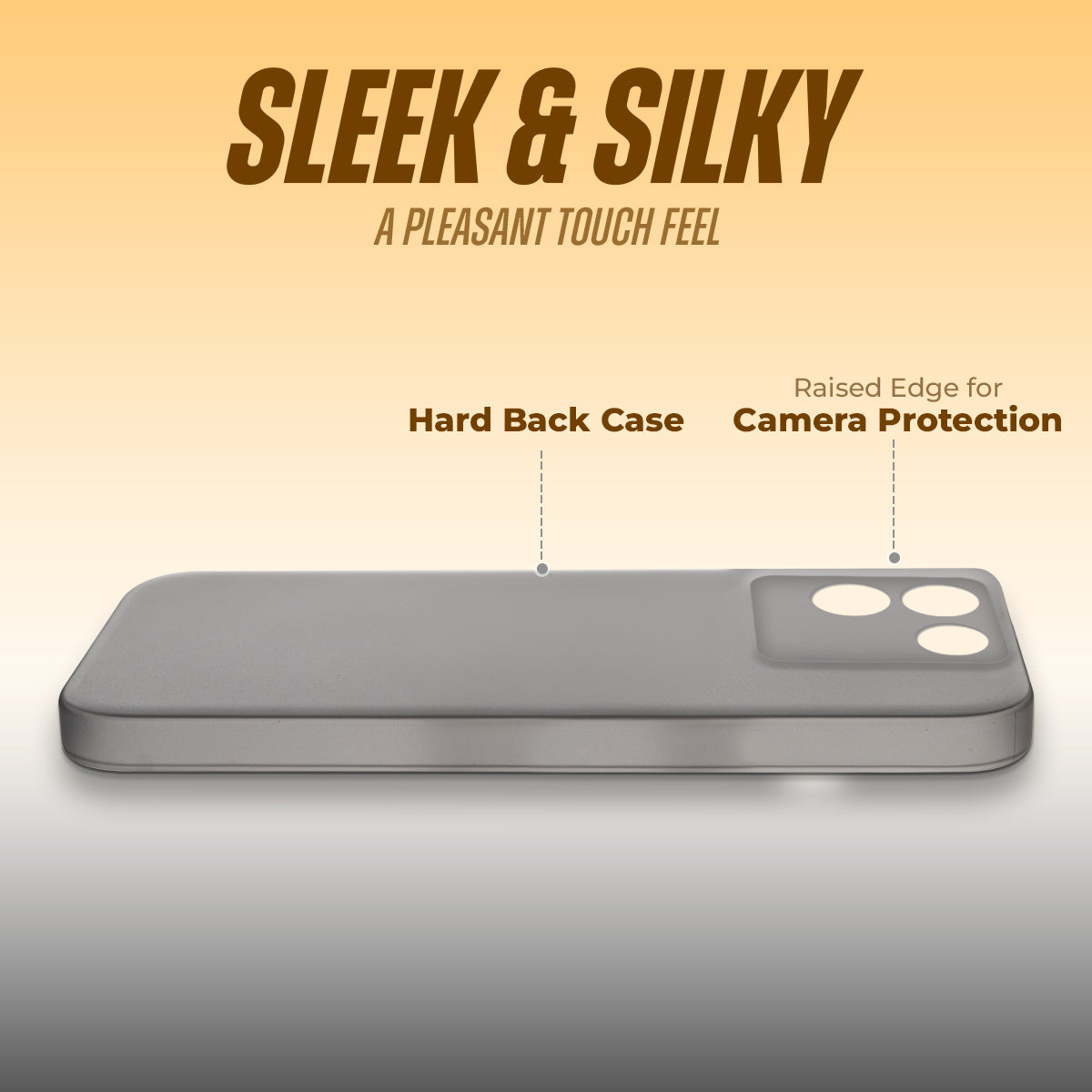Ultra-Thin Frosted Hard Case for Vivo T2 Pro 5G