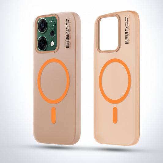 Elegant Colorful Frosted Matte Back With MagSafe Support Back Case For Oppo Reno 14 5G