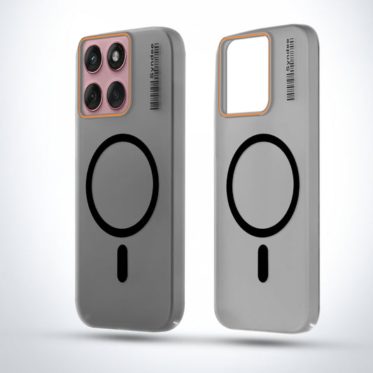 Elegant Colorful Frosted Matte Back With MagSafe Support Back Case For Motorola Moto Edge 60 Fusion 5G