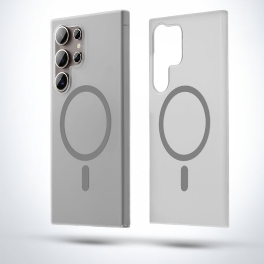 Sleek Frosted Matte Hard Back With MagSafe Compatible Back Case for Samsung S24 Ultra 5G