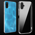 Transparent anti-yellow hard back case fitted on Samsung F06 5G showing full back coverage and camera protection