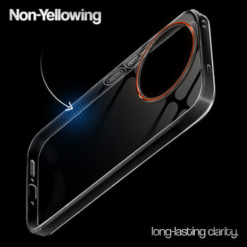 Crystal Clear Anti-Yellow Transparent Back Cover Case With Camera Ring Protection for Realme GT 8 Pro 5G