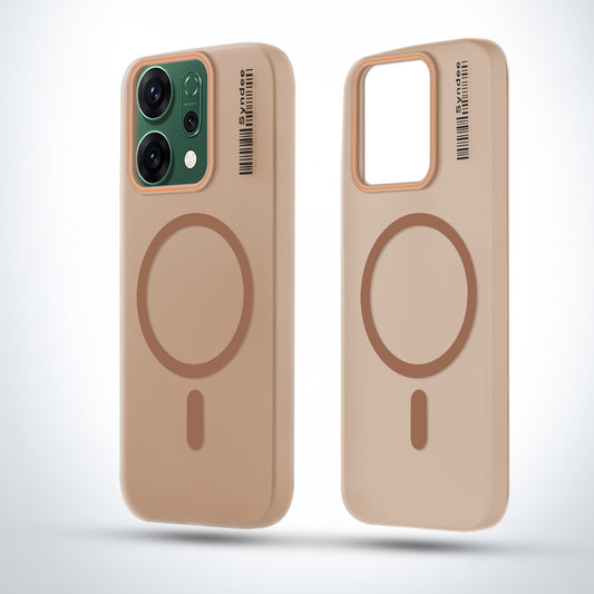 Elegant Colorful Frosted Matte Back With MagSafe Support Back Case For Oppo Reno 14 5G