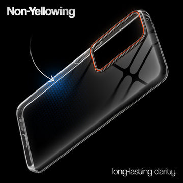 Crystal Clear Anti-Yellow Transparent Back Cover Case With Camera Ring Protection for Vivo V30 5G