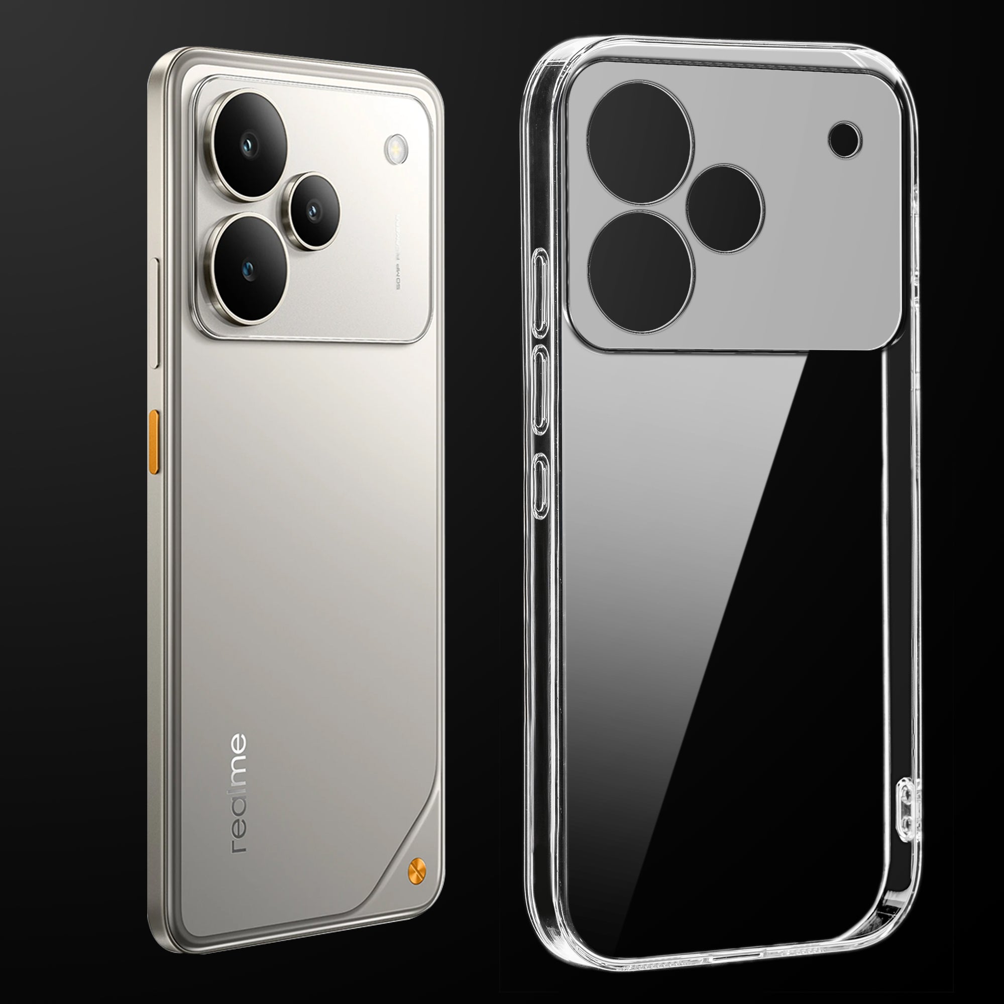 Anti-Yellowing Clear Case For Realme P4 5G