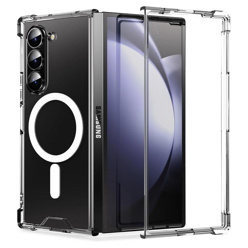 High Quality Wireless Charging Support Transparent Back Case for Samsung Z Fold 6