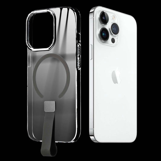Exquisite MagSafe Transparent Case for Apple iPhone 14 Pro with Strap , Hard Back Cover with Long Lasting Anti Yellowing Protection
