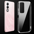 Transparent anti-yellow hard back case fitted on Oppo K13x 5G showing full back coverage and camera protection