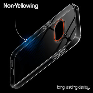 Crystal Clear Anti-Yellow Transparent Back Cover Case With Camera Ring Protection for Nothing Phone 2A
