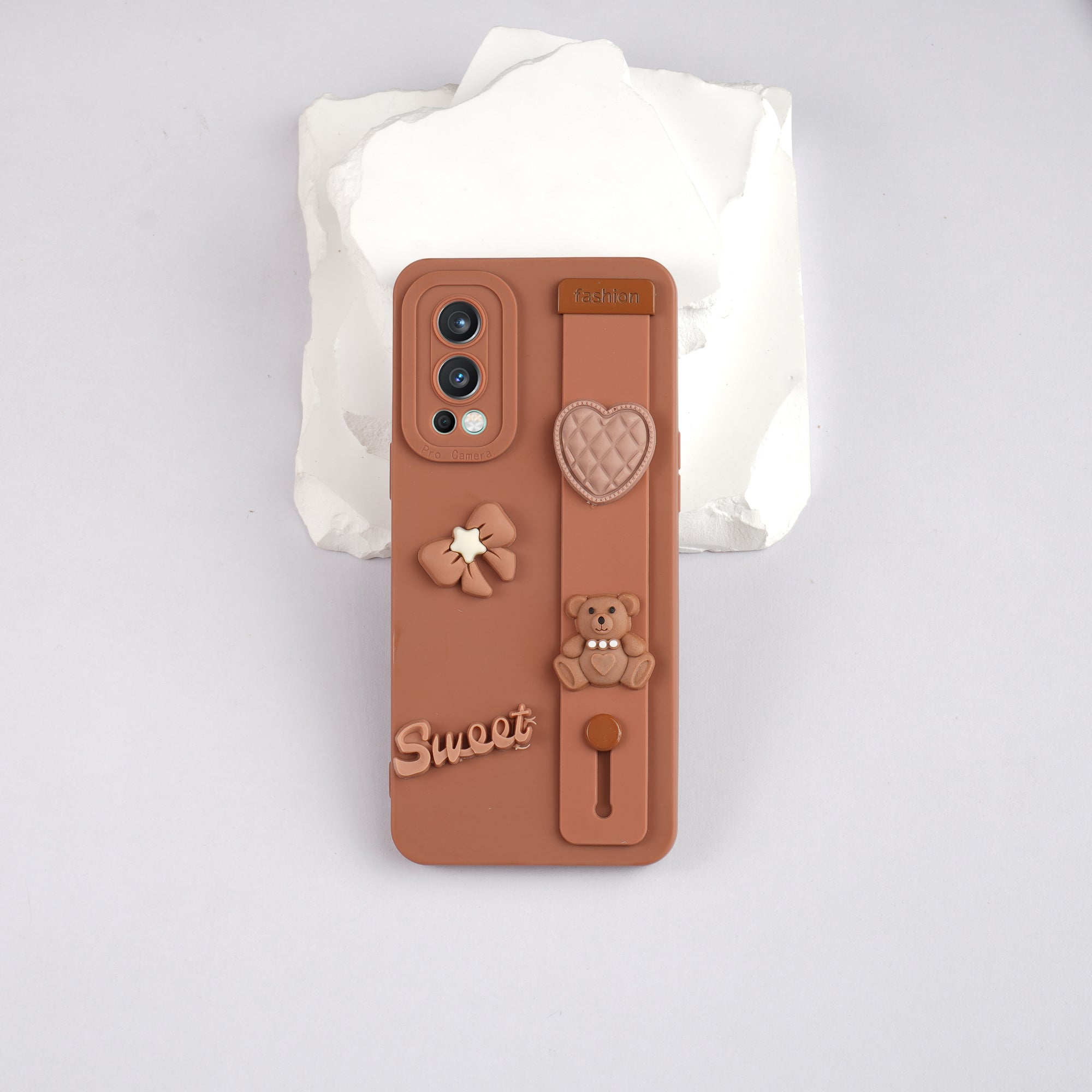 Cute Hand Strap Back Cover for OnePlus Nord 2 5G