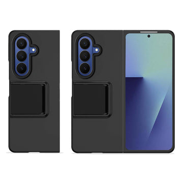 Durable Hard Silicone Phone Case For Samsung Z Fold 7 With Stylish Built-in Kickstand And Shock Absorption