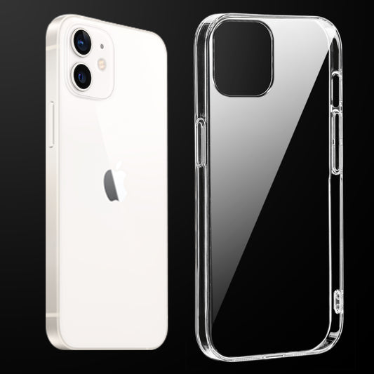 Crystal Clear Hard Back Anti-Yellowing With raised camera edges Phone Case For Apple iPhone 12 Mini