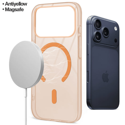 Crystal Clear Anti-Yellowing Magsafe Case For Apple iPhone 17 Pro