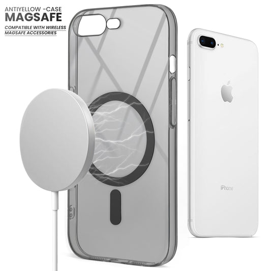 Colored Transparent Anti-Yellowing Magsafe Case For Apple iPhone 7 Plus