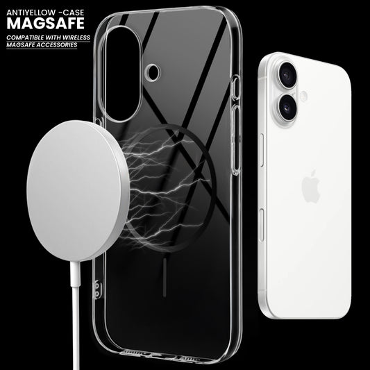 Crystal Clear Anti-Yellowing Magsafe Case For Apple iPhone 16