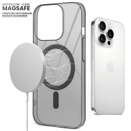 Crystal Clear Hard Back Anti-Yellowing with MagSafe Compatibility Phone Case For Apple iphone 13 Pro