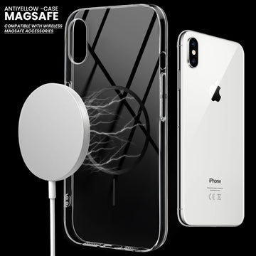 Crystal Clear Anti-Yellowing Magsafe Case For Apple iPhone X