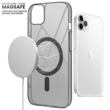 Crystal Clear Hard Back Anti-Yellowing with MagSafe Compatibility Phone Case For Apple iPhone 11 Pro