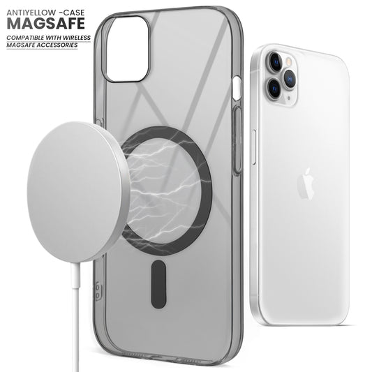 Crystal Clear Hard Back Anti-Yellowing with MagSafe Compatibility Phone Case For Apple iPhone 11 Pro