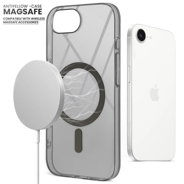 Colored Transparent Anti-Yellowing Magsafe Case For Apple iPhone 16e