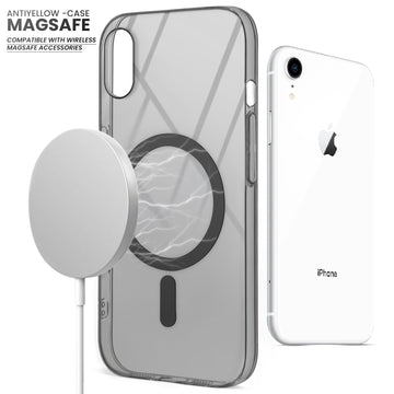 Crystal Clear Hard Back Anti-Yellowing with MagSafe Compatibility Phone Case For Apple iPhone XR