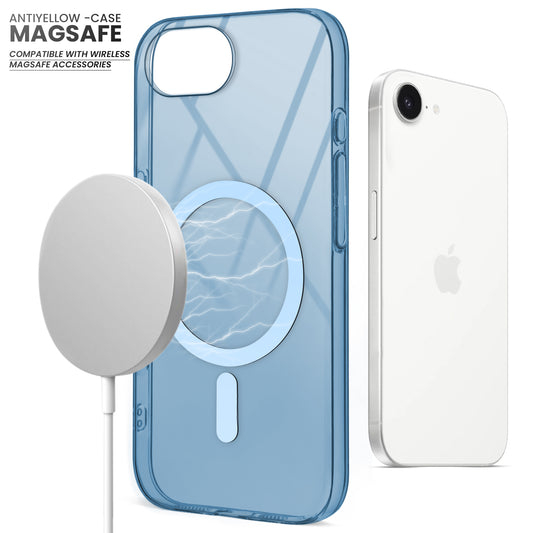 Crystal Clear Hard Back Anti-Yellowing with MagSafe Compatibility Phone Case For Apple iPhone 16e