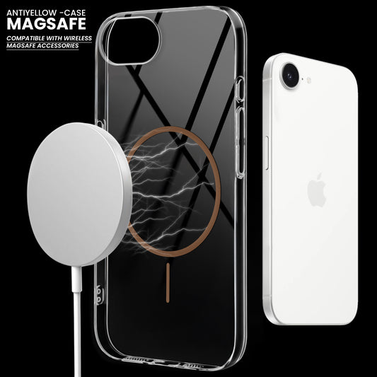 Crystal Clear Anti-Yellowing Magsafe Case For Apple iPhone 16e