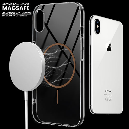 Crystal Clear Anti-Yellowing Magsafe Case For Apple iPhone X