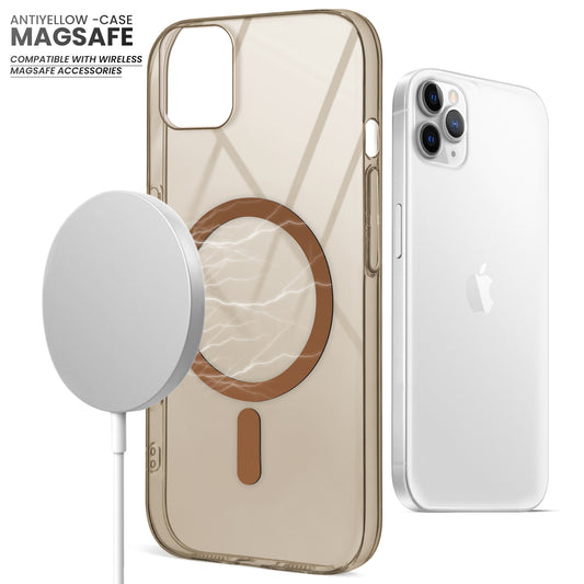 Crystal Clear Hard Back Anti-Yellowing with MagSafe Compatibility Phone Case For Apple iPhone 11 Pro