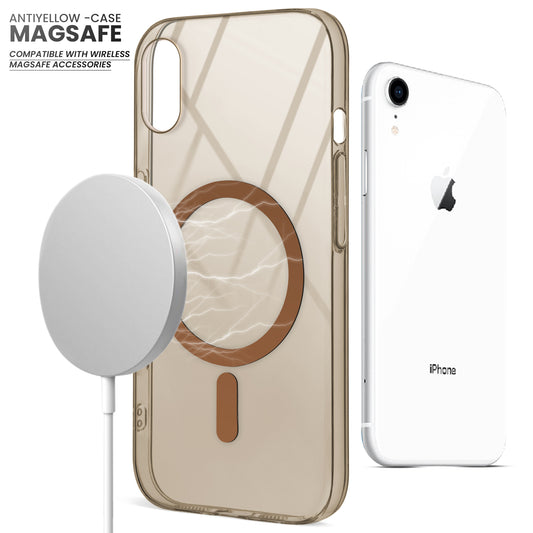 Crystal Clear Hard Back Anti-Yellowing with MagSafe Compatibility Phone Case For Apple iPhone XR