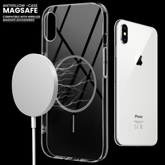 Crystal Clear Anti-Yellowing Magsafe Case For Apple iPhone X