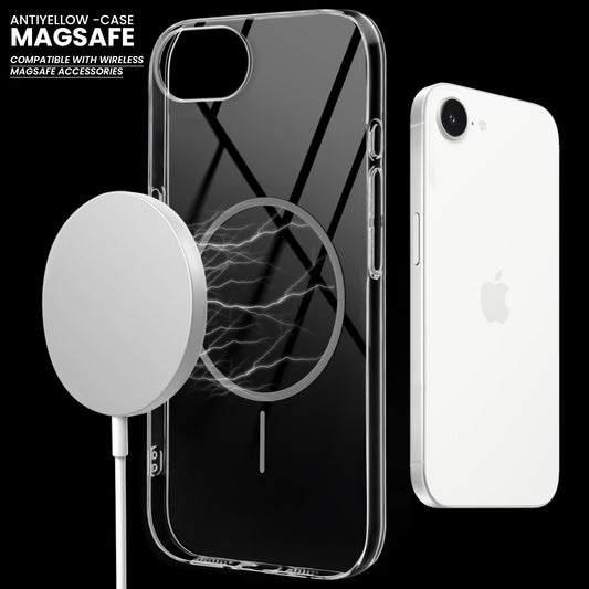 Crystal Clear Anti-Yellowing Magsafe Case For Apple iPhone 16e