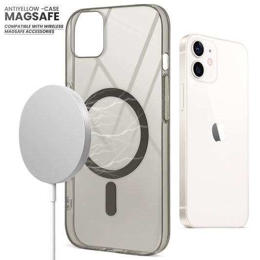Colored Transparent Anti-Yellowing Magsafe Case For Apple iPhone 11