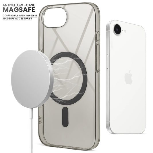 Crystal Clear Hard Back Anti-Yellowing with MagSafe Compatibility Phone Case For Apple iPhone 16e