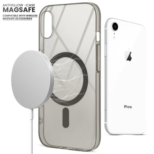Crystal Clear Hard Back Anti-Yellowing with MagSafe Compatibility Phone Case For Apple iPhone XR