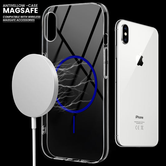 Crystal Clear Anti-Yellowing Magsafe Case For Apple iPhone X